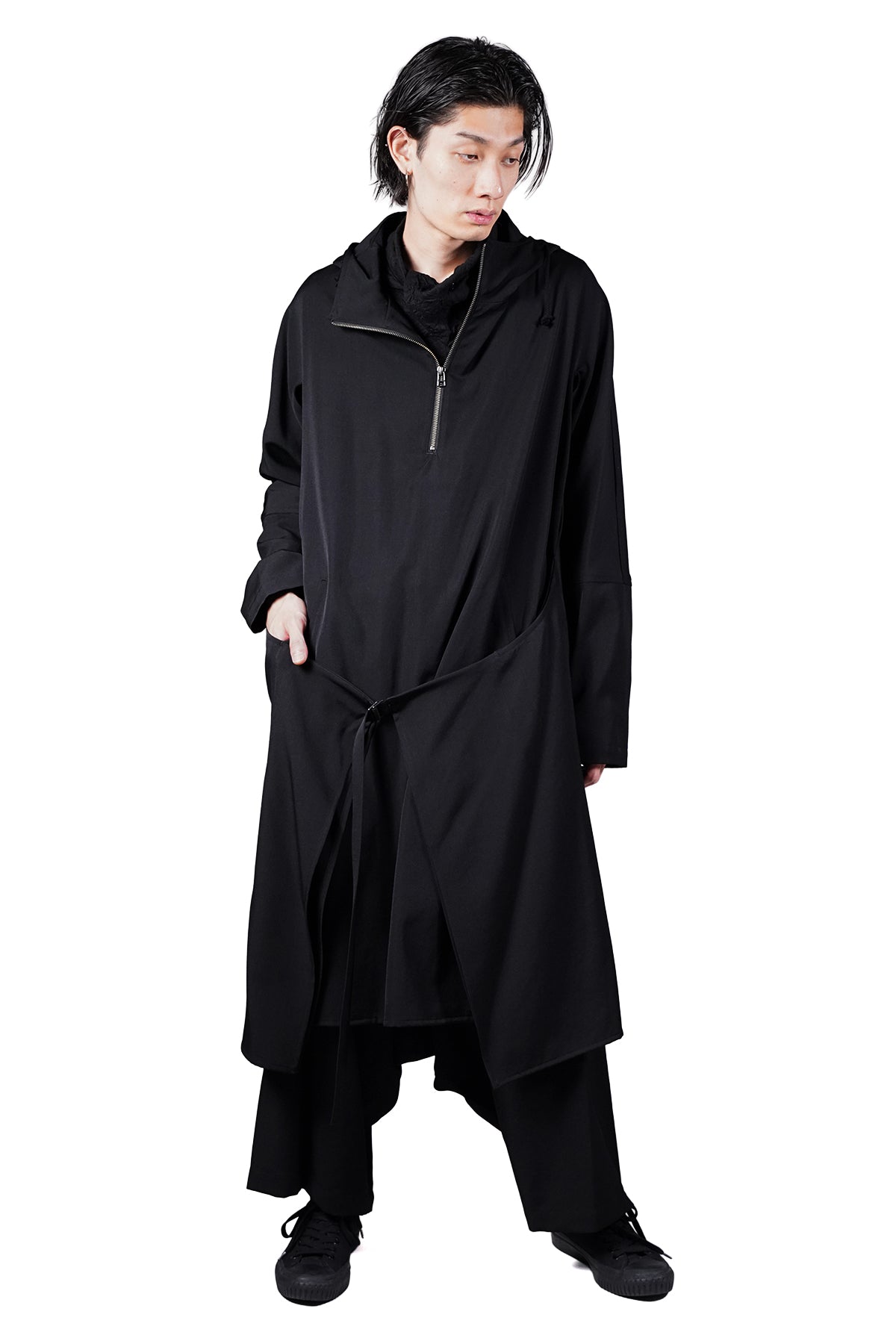 DRAPED HOODIE