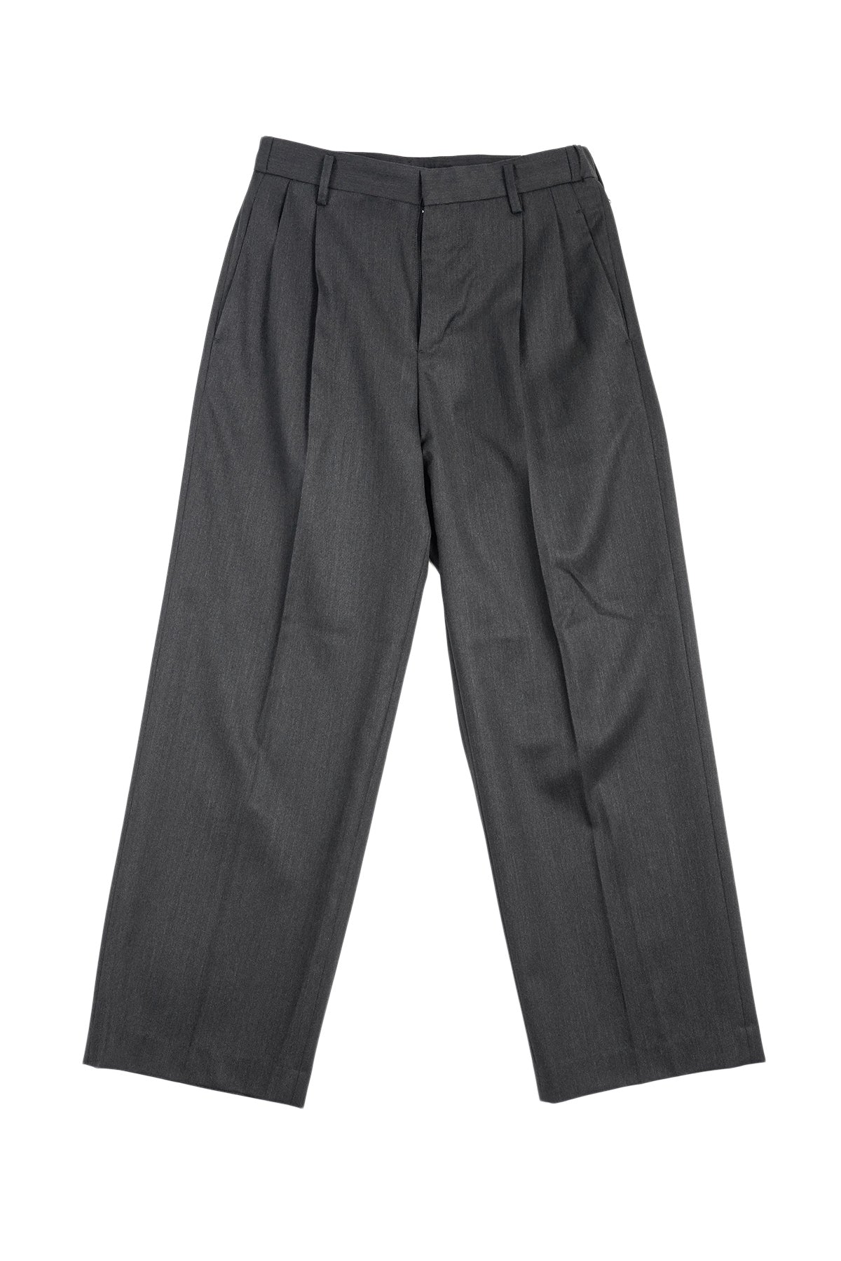 TWO TUCKS WIDE TROUSERS