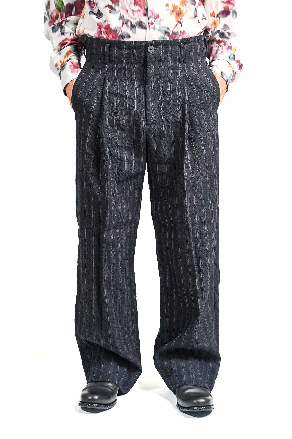 SINGLE PLEATED WIDE PANTS