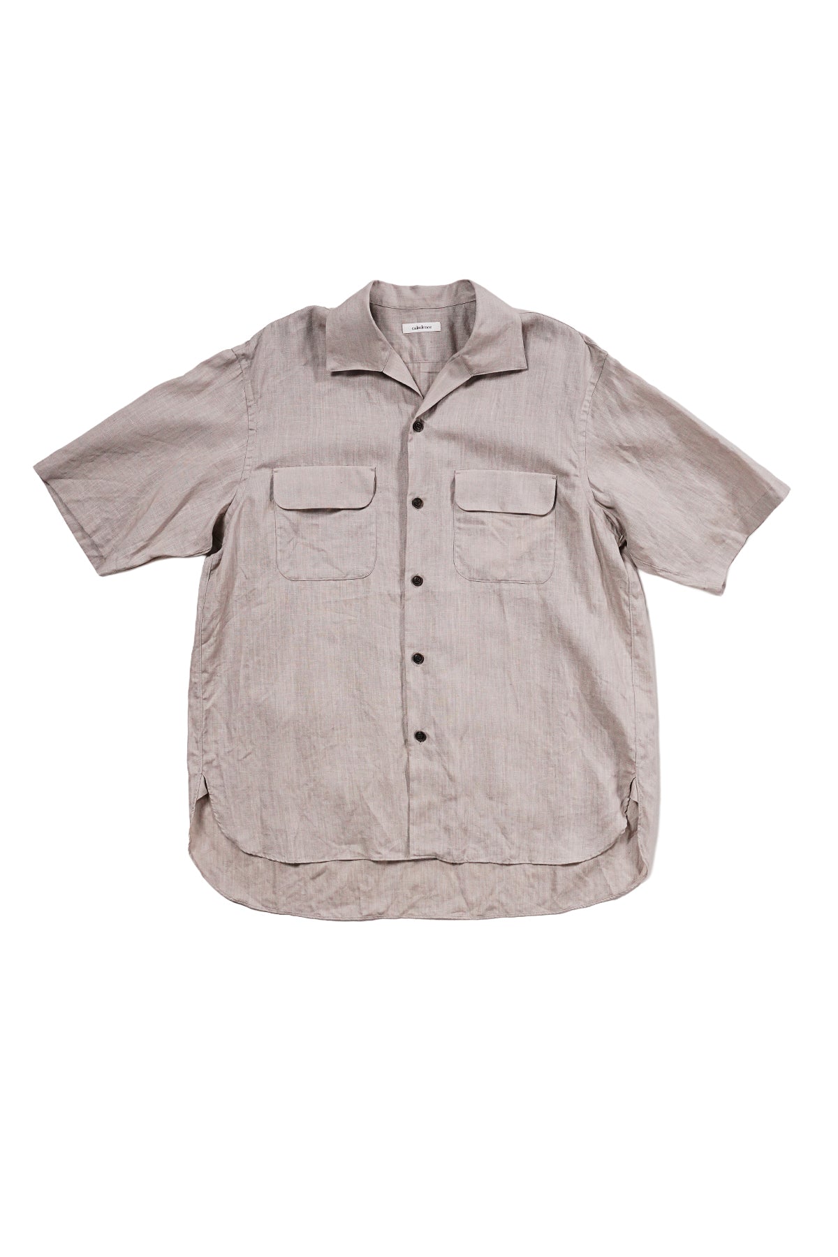 CLASSIC OPEN COLLAR SS SHIRT