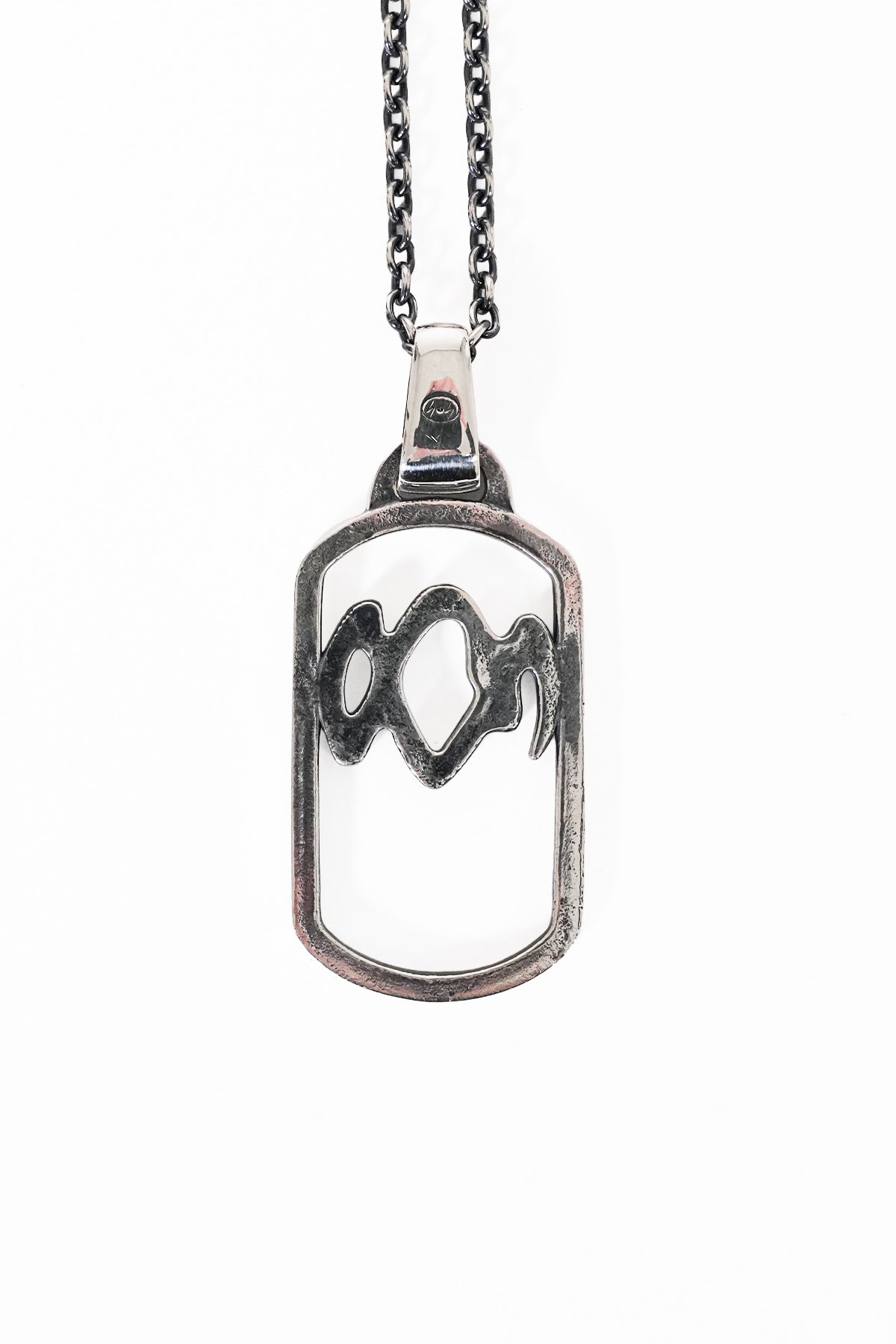 SILVER 950 DOG TAG GLASSES HOLDER