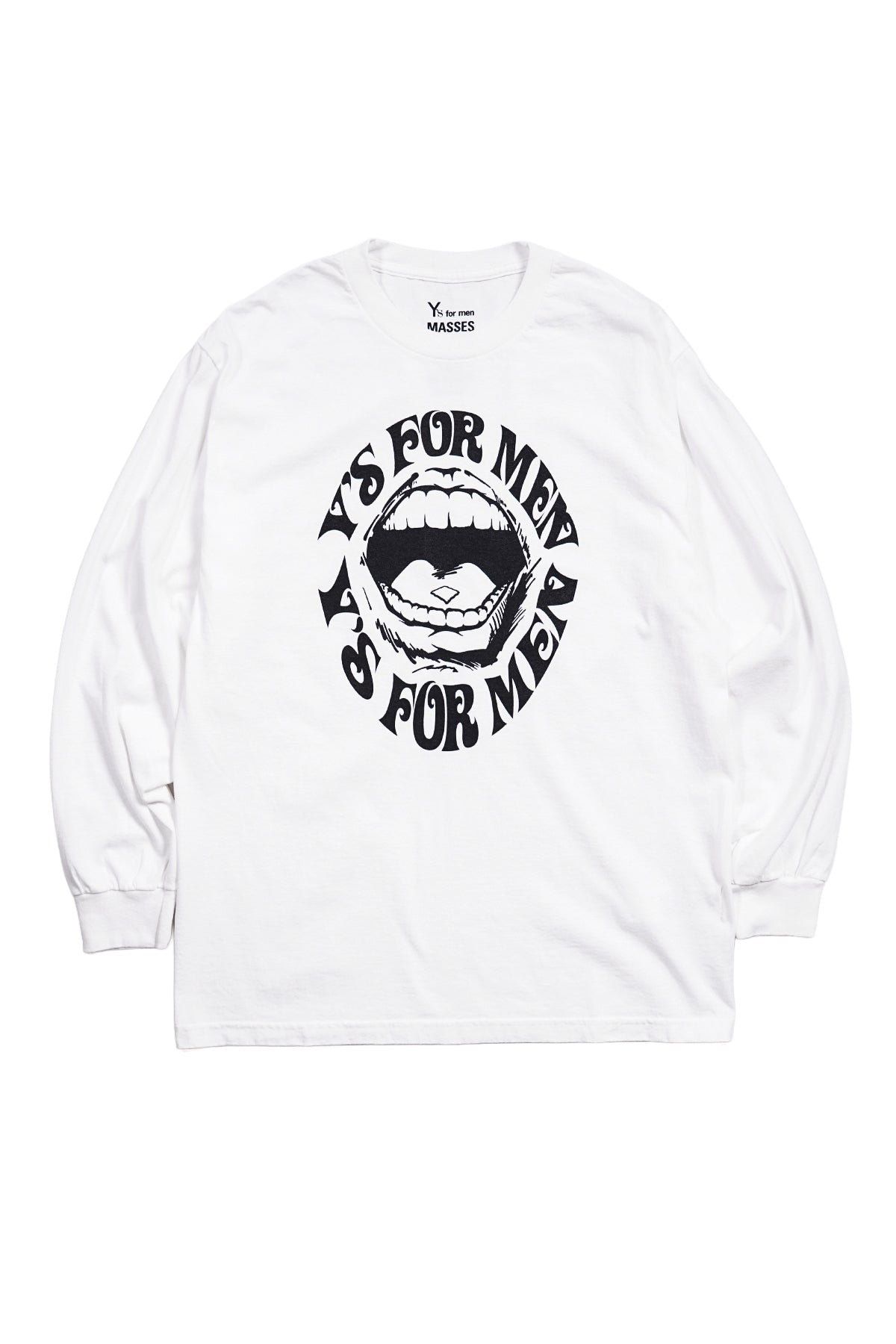 【Y's for men × MASSES】LS TEE LIPS