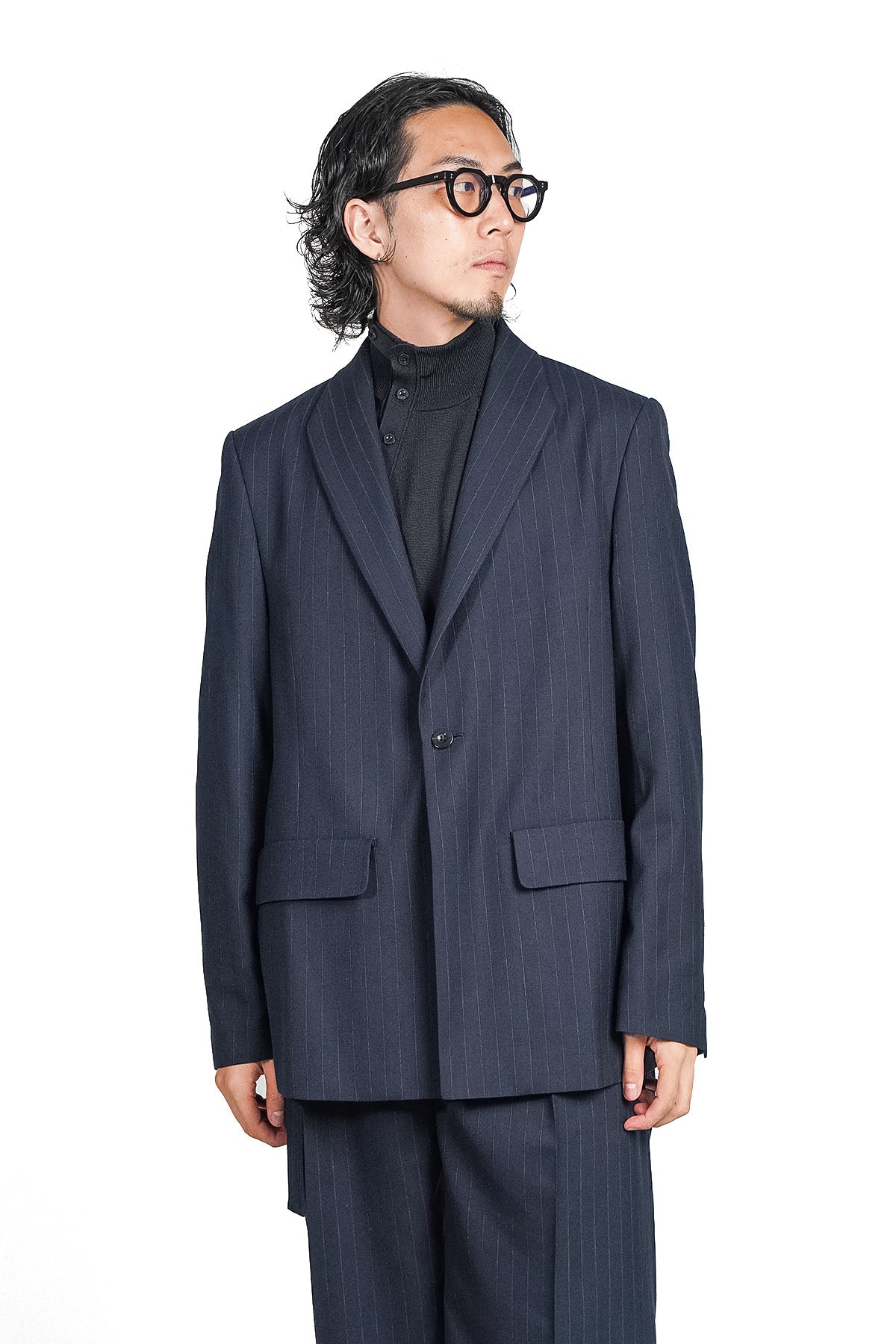 MODIFIED SHAWL COLLAR JACKET