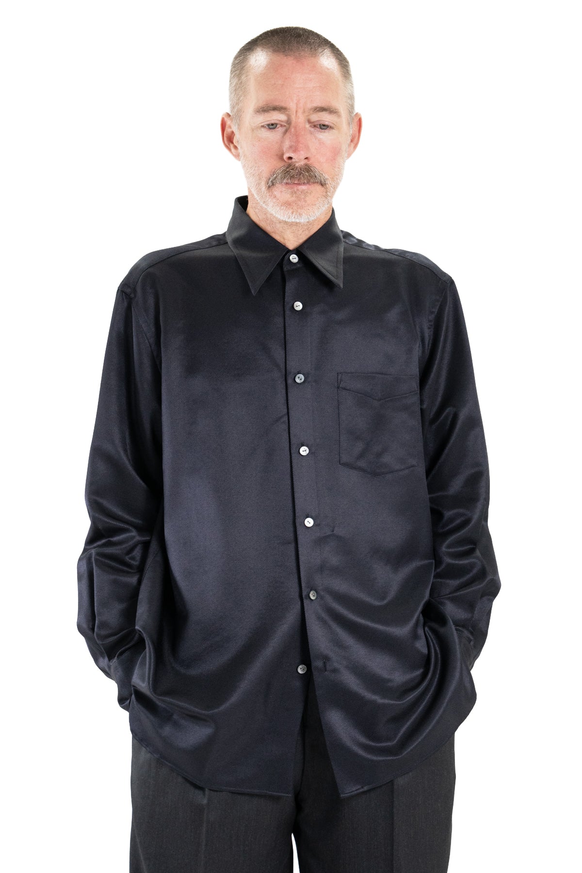 REGULAR COLLAR RELAX FIT SHIRT