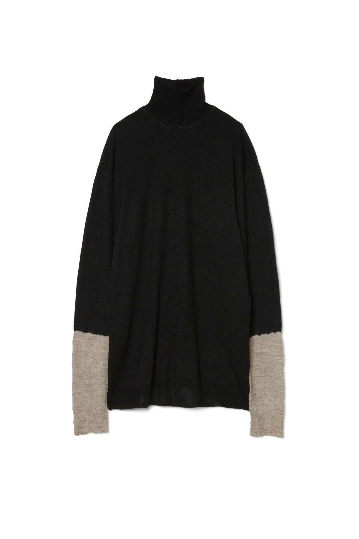 HIGH NECK PULL OVER KNIT