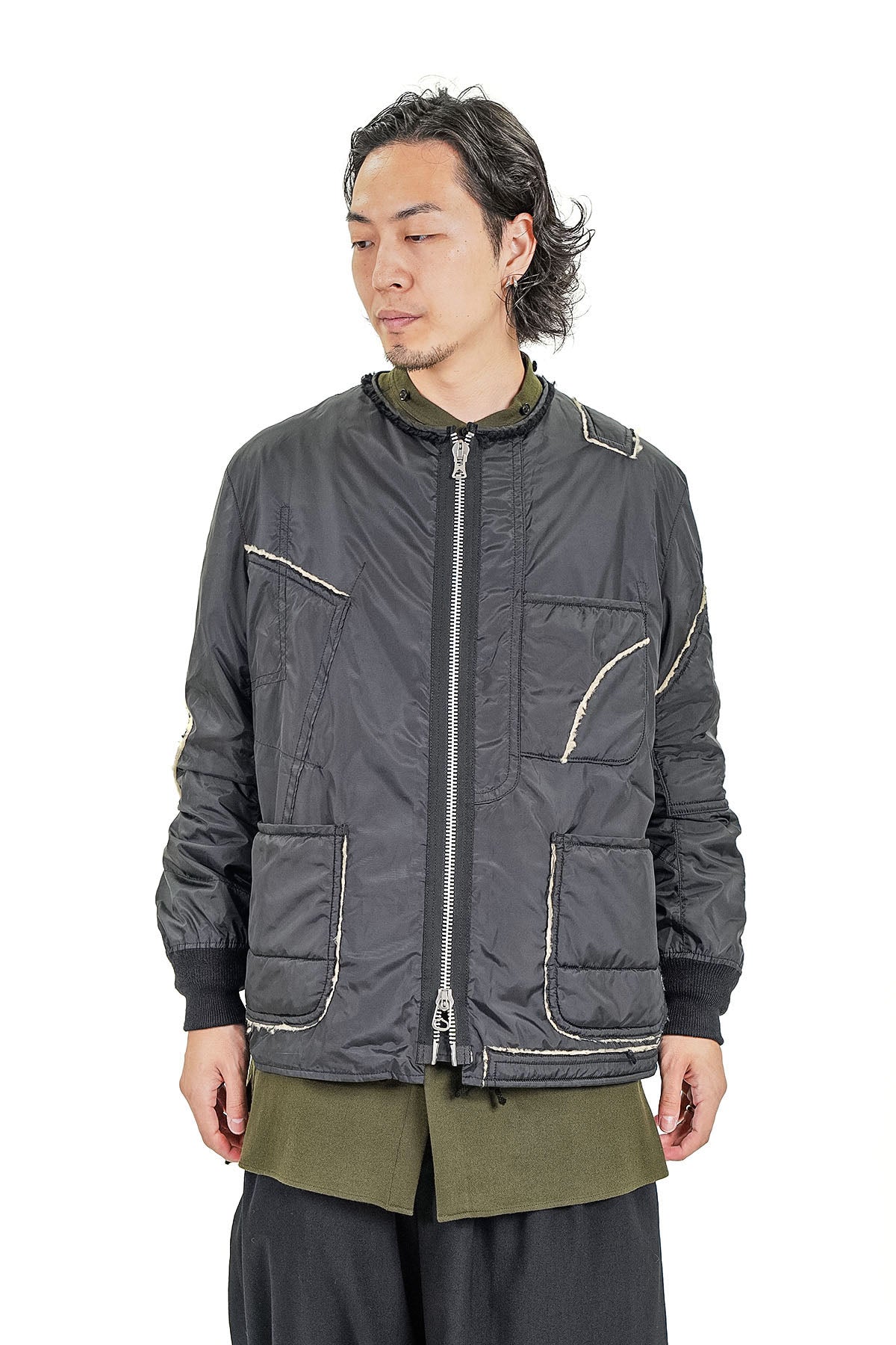 Y's BANG ON! / PILE PATCHED BLOUSON