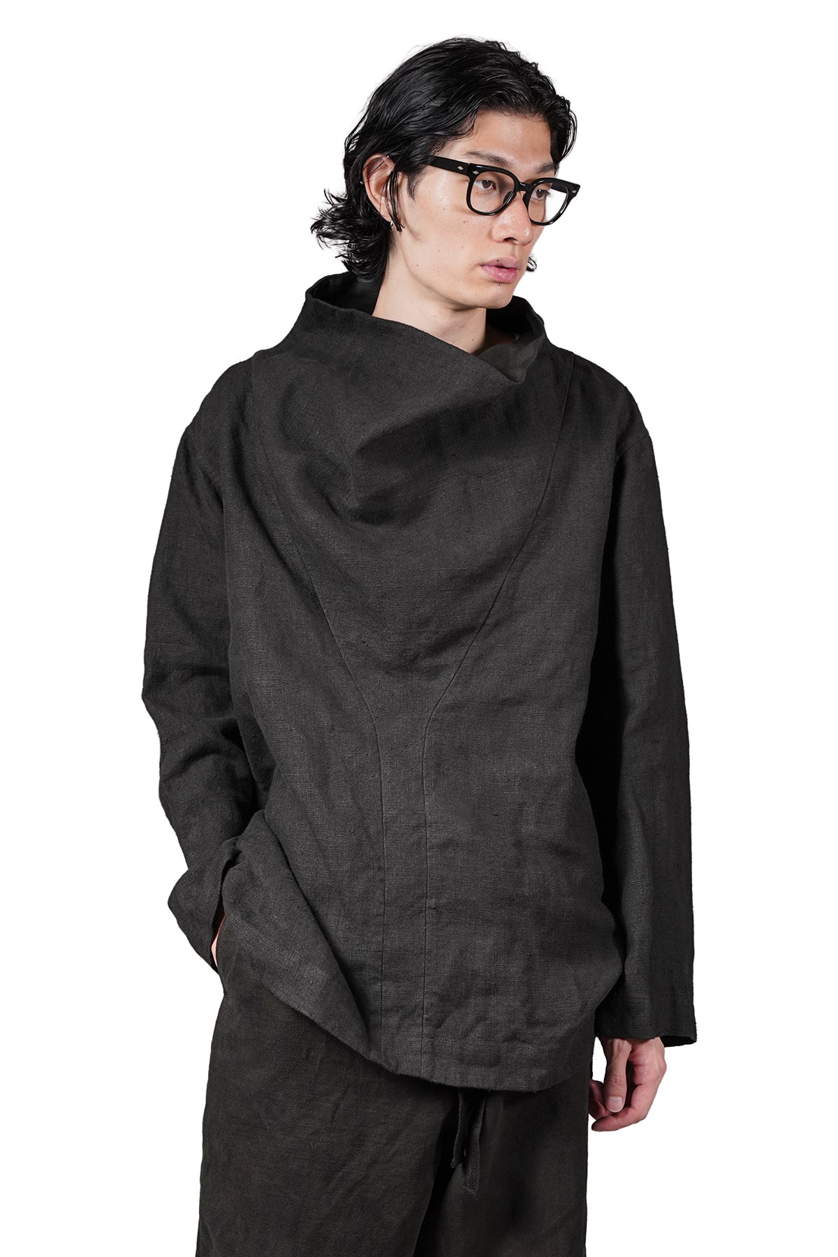 unisex high neck shirt