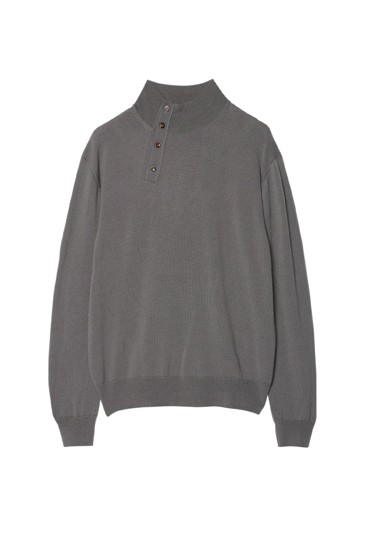 WOOL HIGH-NECK KNIT PULLOVER