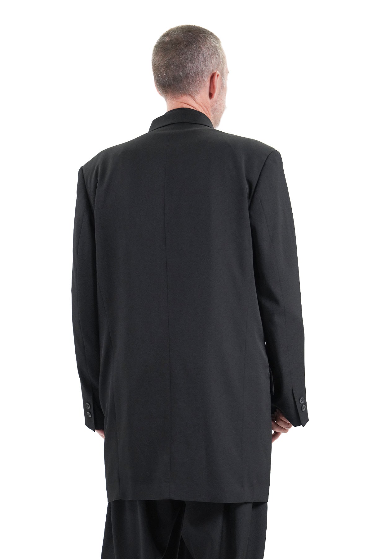 WOOL GABARDINE DOUBLE-BREASTED JACKET – HUES ONLINE