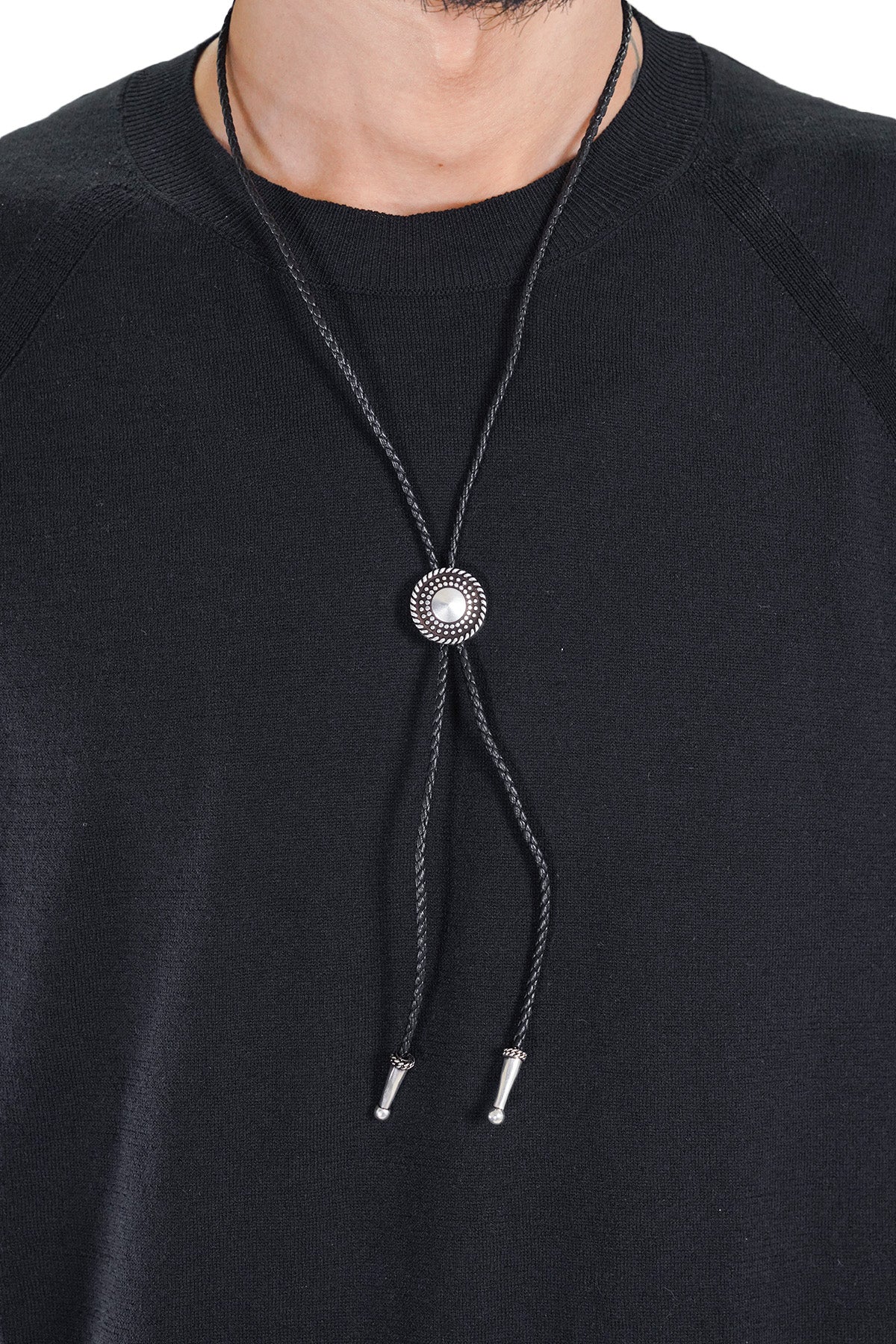 ALIX STUD BRAID BOLO TIE