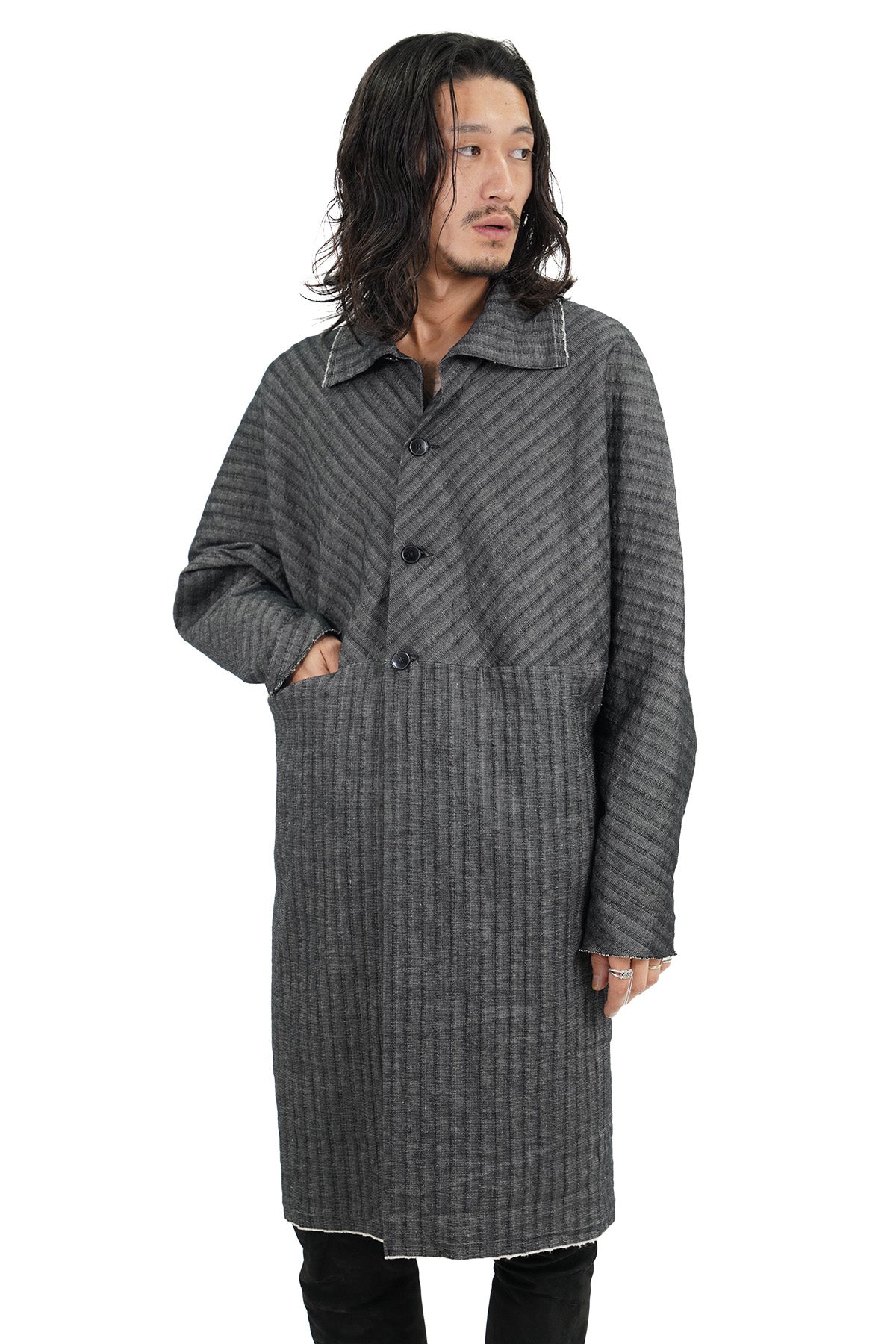 wo. wide one piece unlined coat