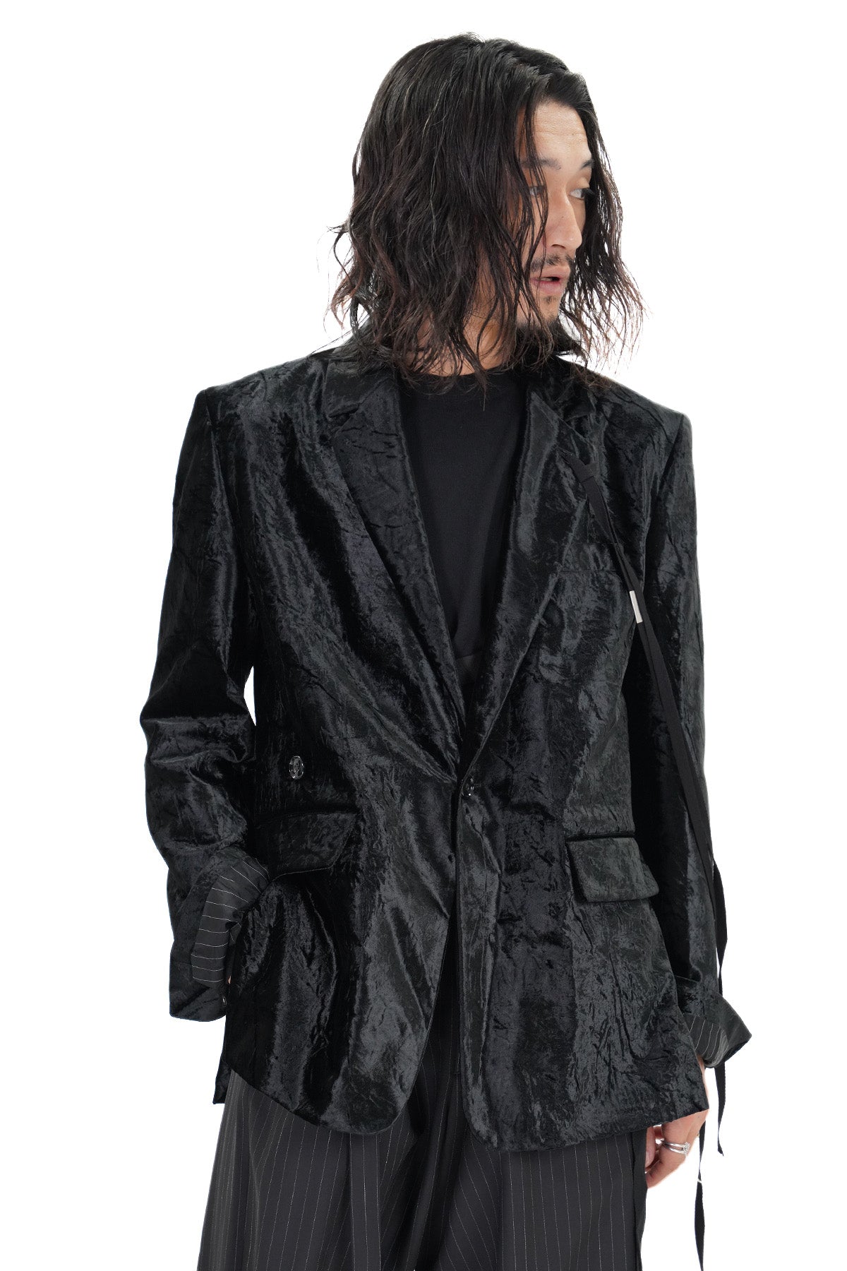 THOR ASYMMETRIC CLOUSURE TAILORED JACKET