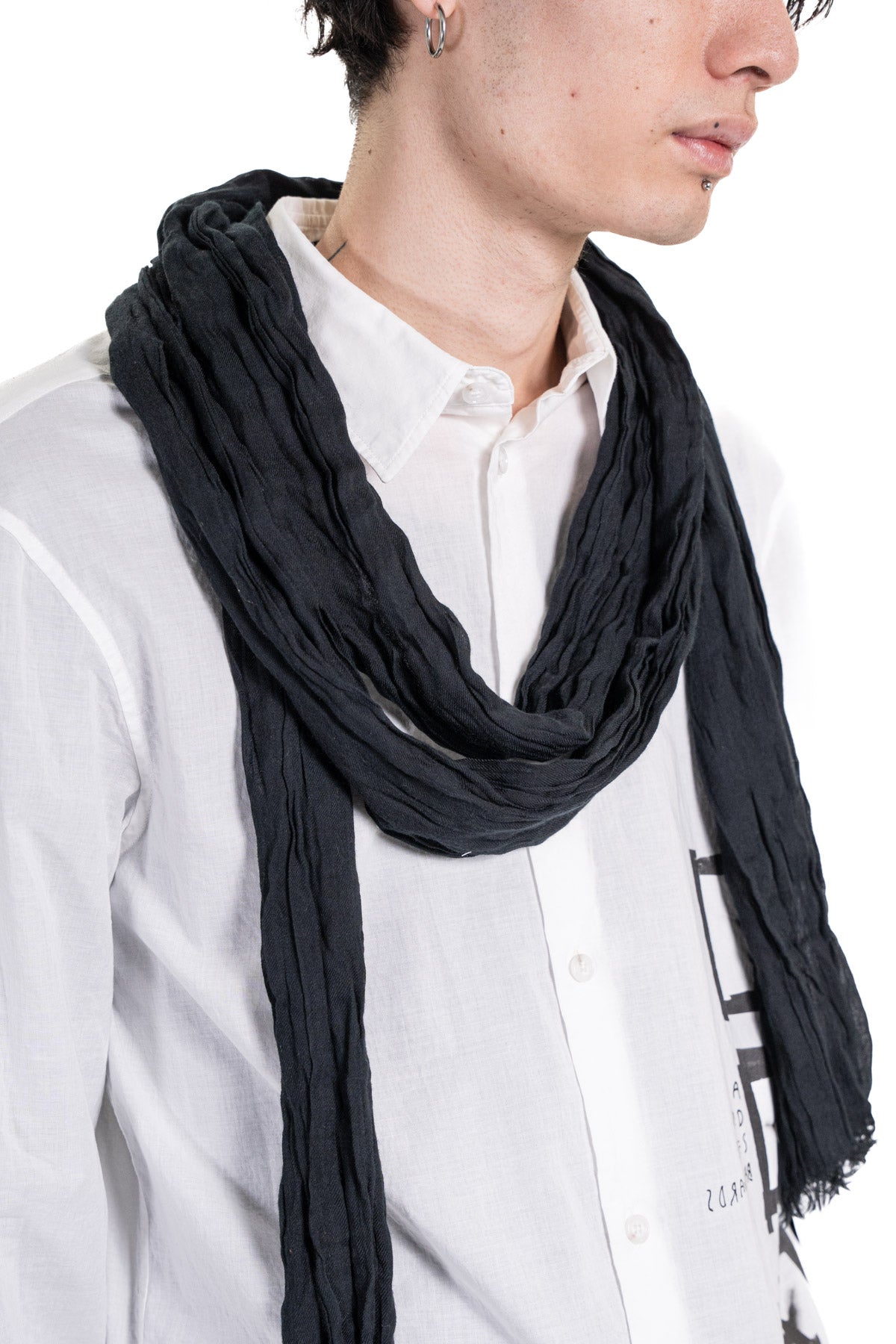 JARA LONG WRINKLED SCARF