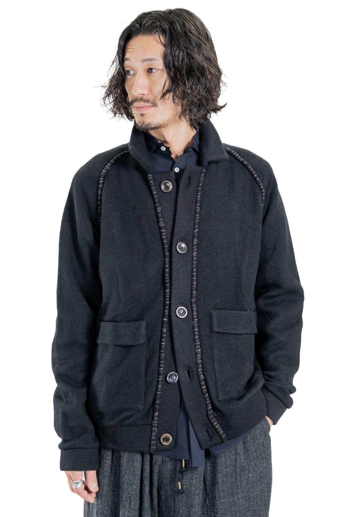 KNIT BLOUSON