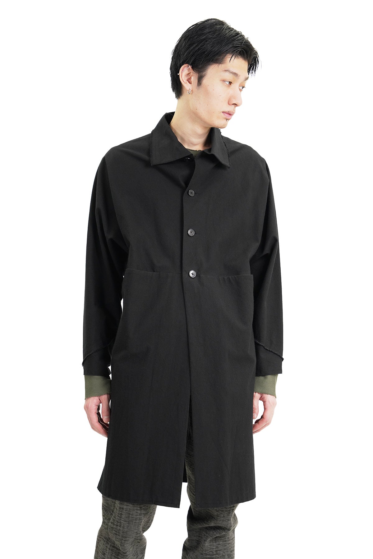 wo. wide one piece unlined coat