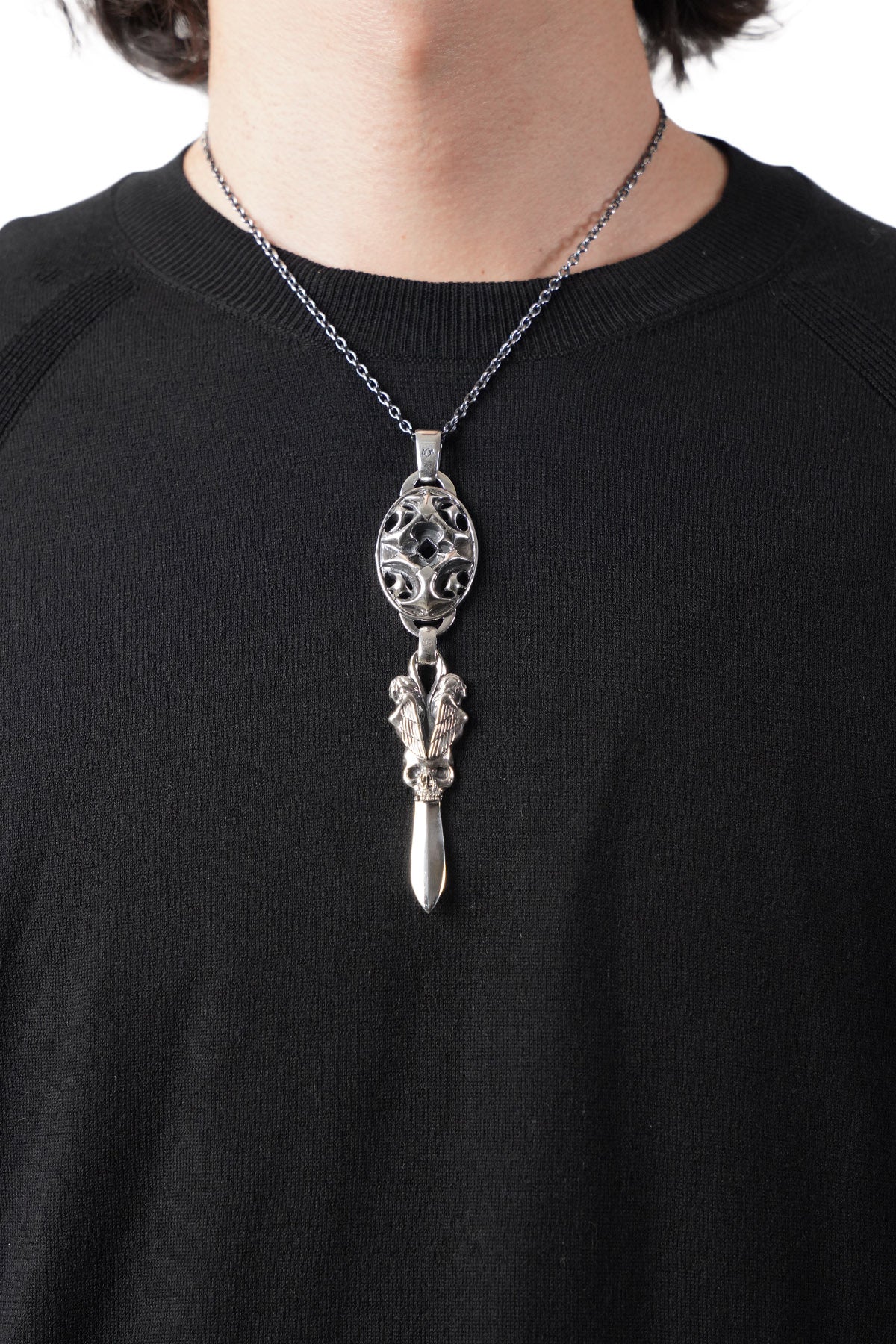 Oval Skull Pendant Head