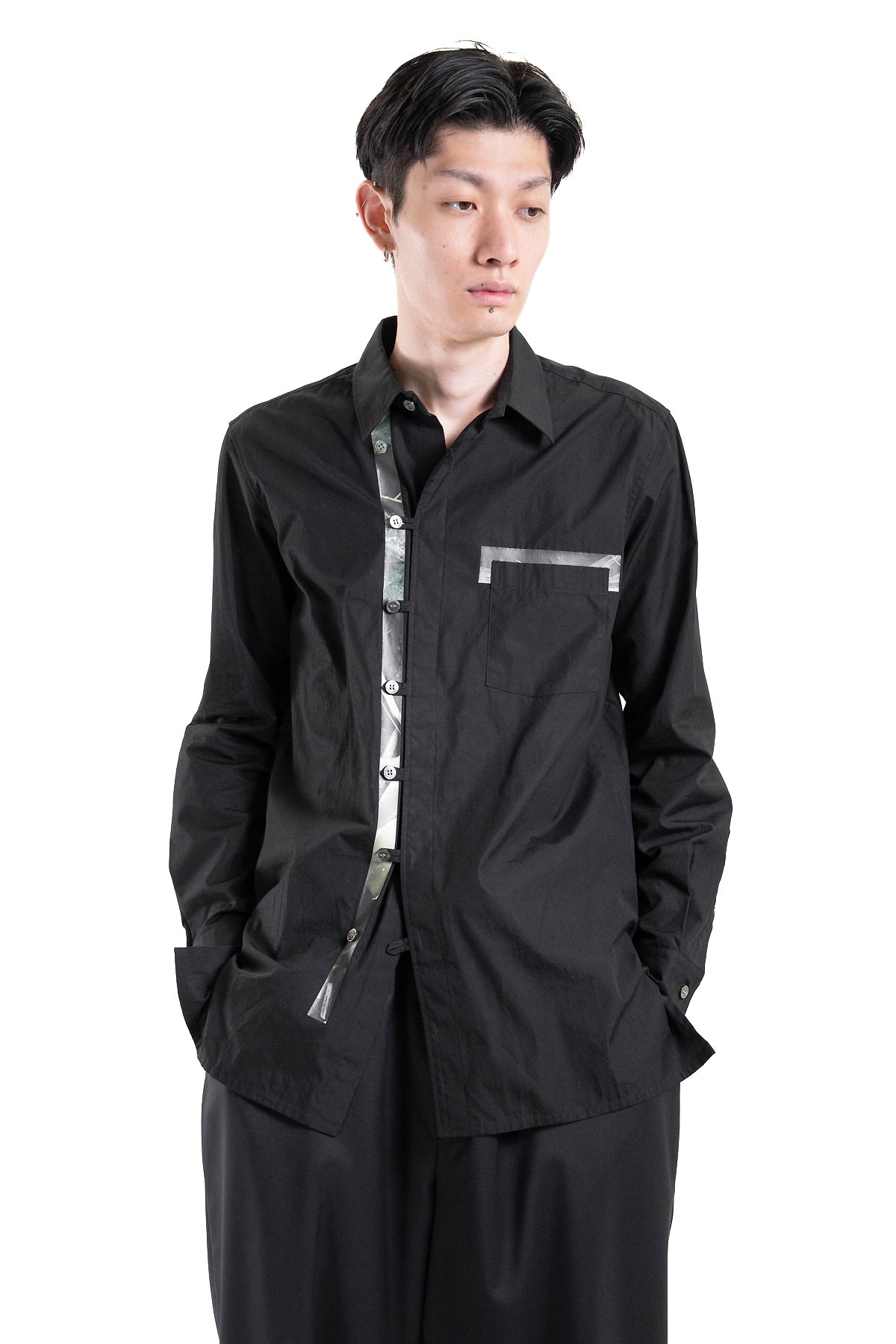 × Nicolai Bergmann / Tab Tape Shirt【50%OFF】