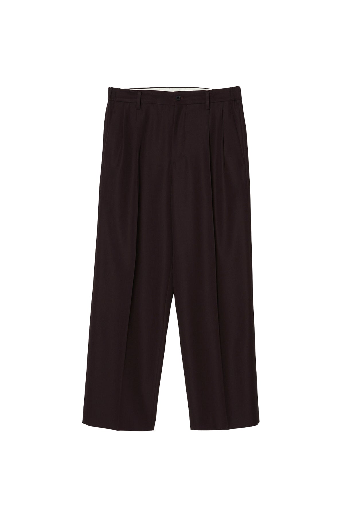 TWO TUCKS WIDE TROUSERS