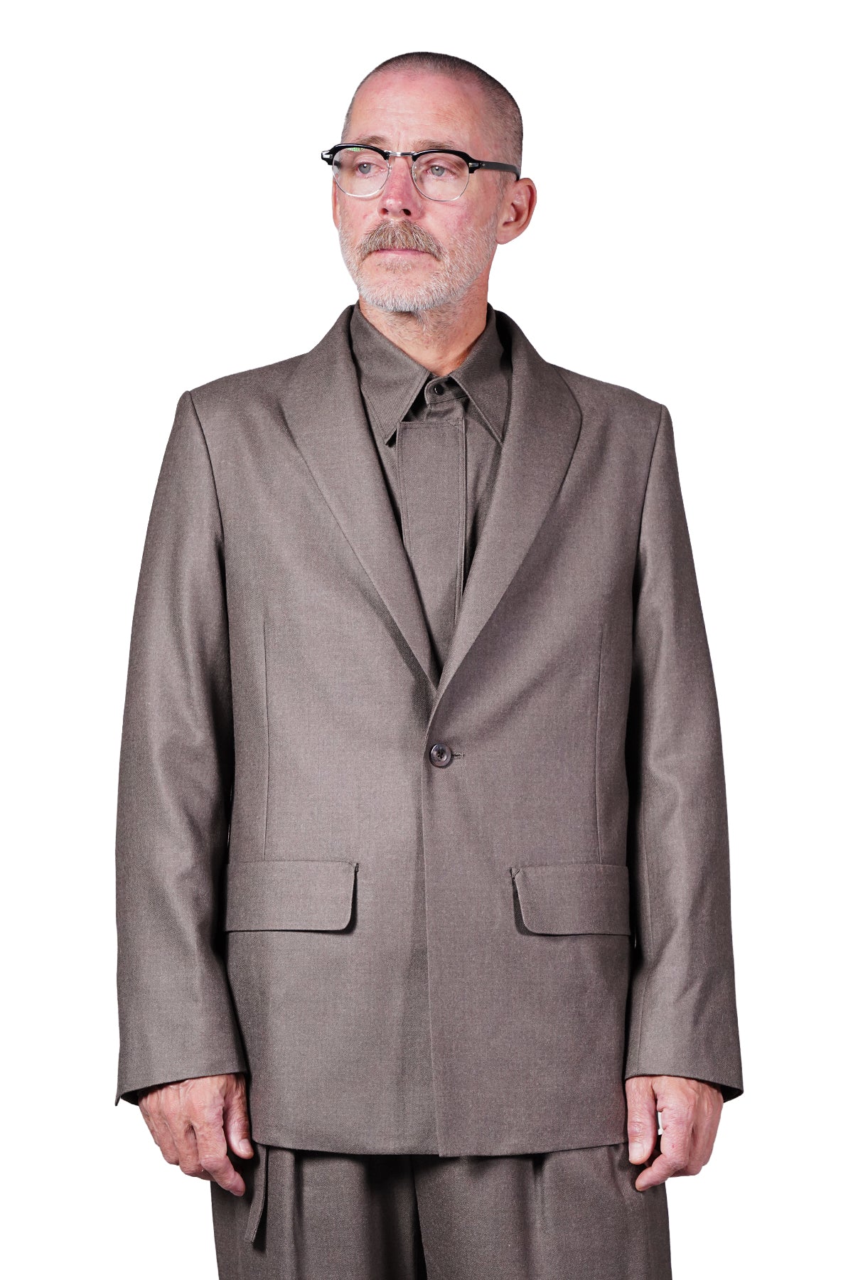 MODIFIED SHAWL-COLLAR JACKET