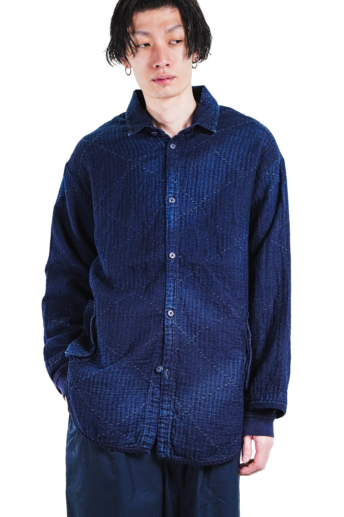 SEA ISLAND SASHIKO SHIRT JACKET (LIMITED)