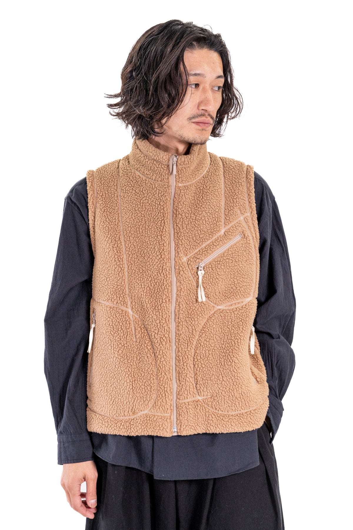 FLEECE ZIP UP VEST
