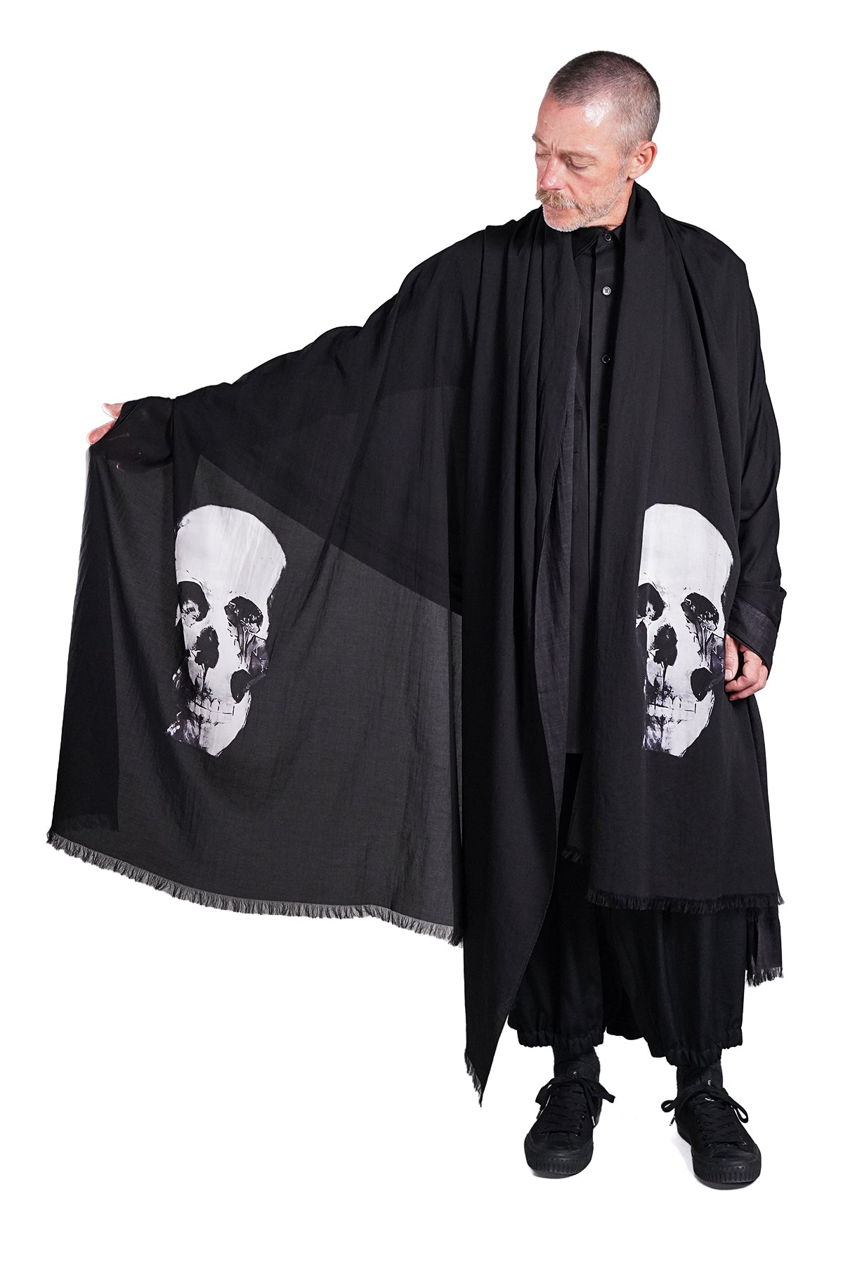 SKULL PRINT STOLE TYPE1