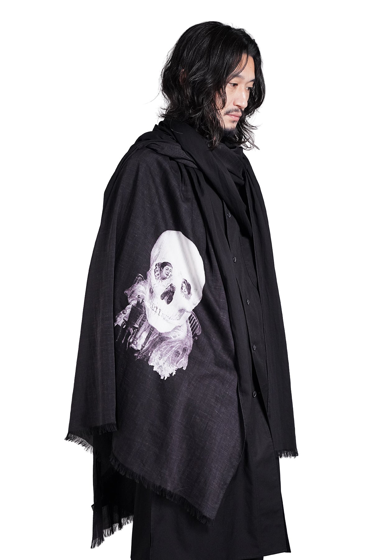SKULL PRINT STOLE TYPE2
