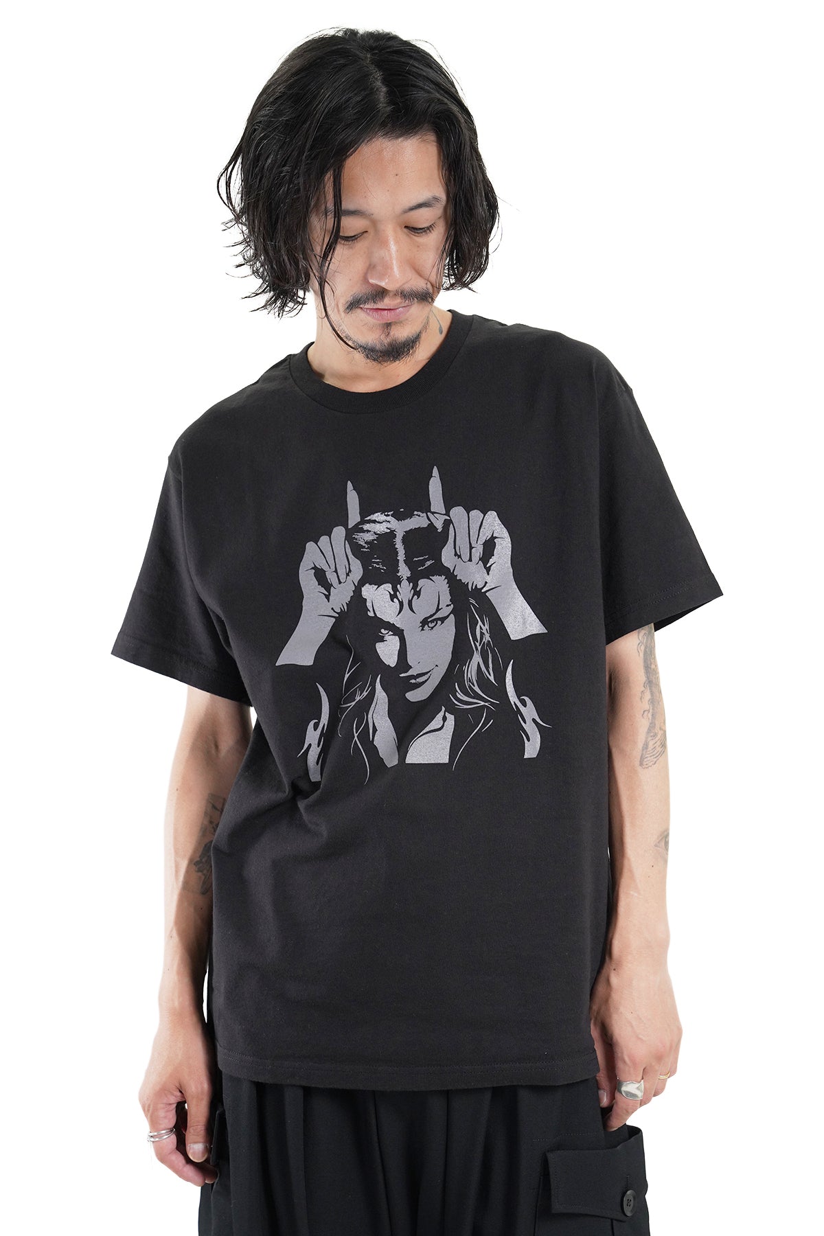 【×MASSES】CREW NECK T-SHIRT B