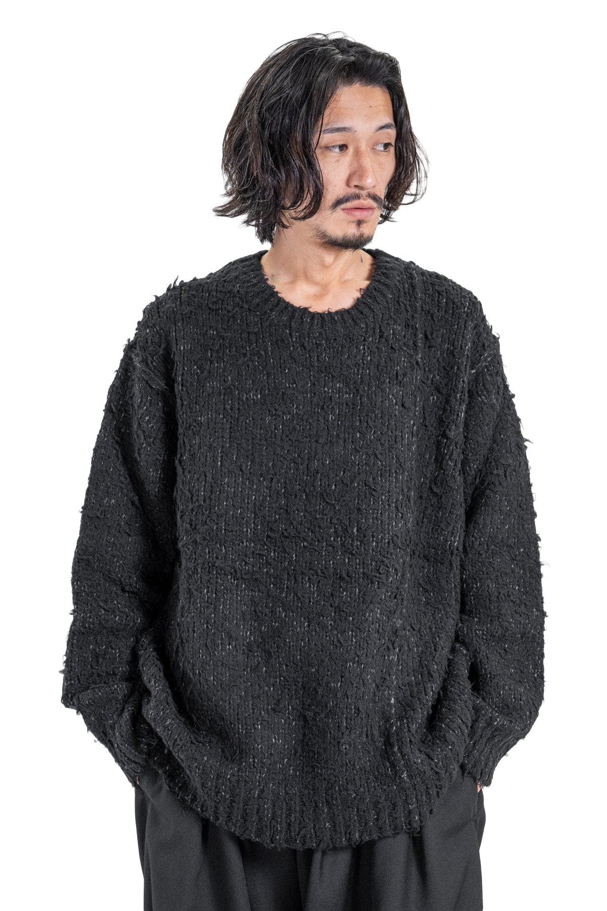 CREW NECK PULLOVER KNIT