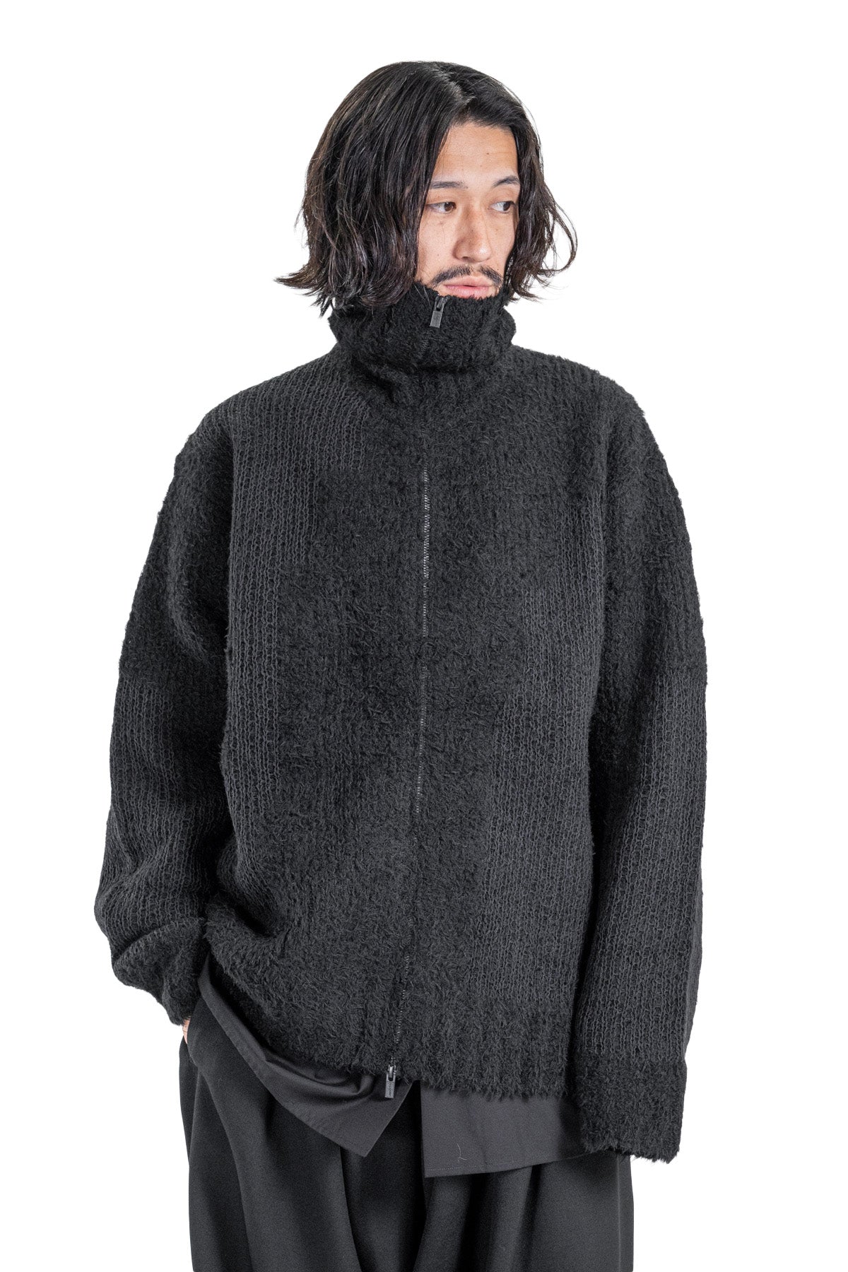 ZIP KNIT BLOUSON