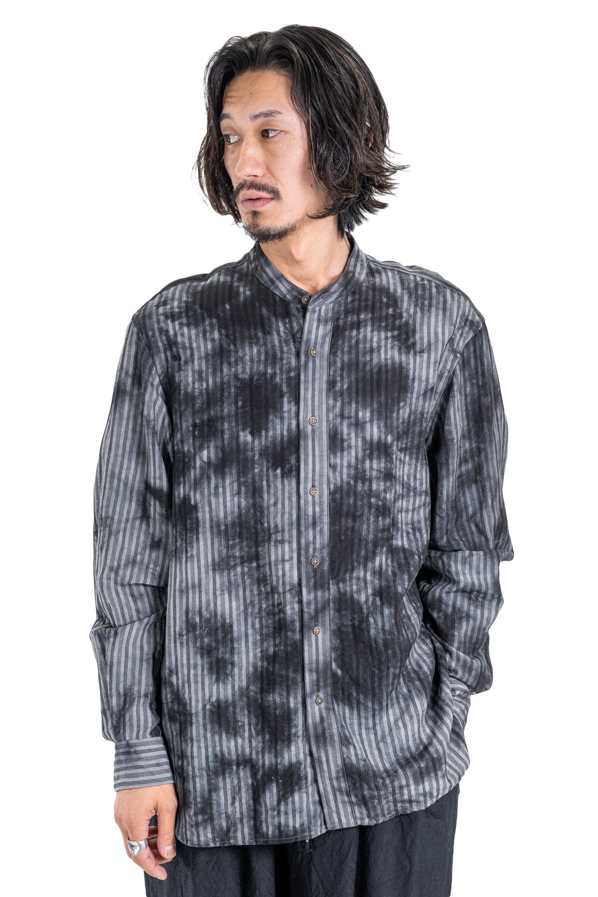 BAND COLLAR SHIRT