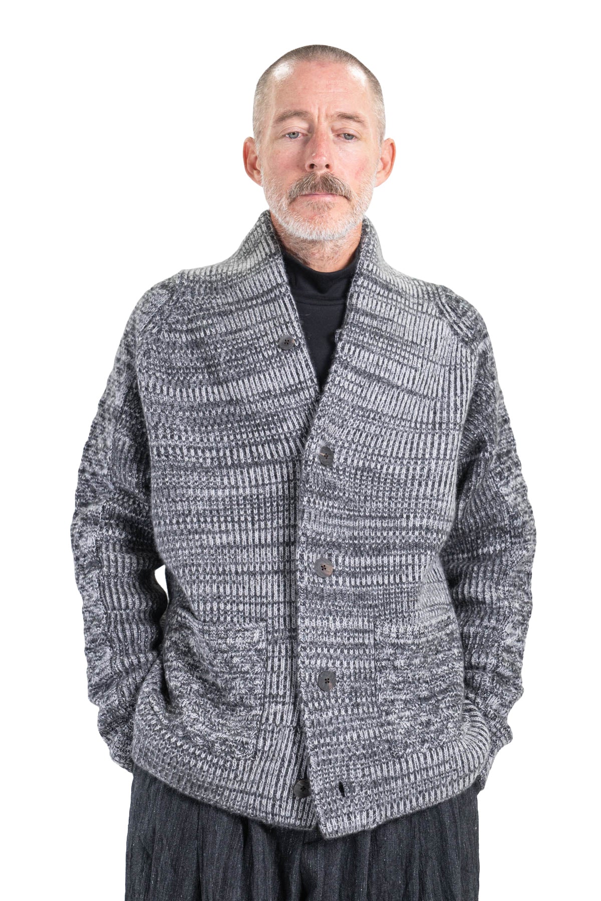 SHAWL COLLAR CARDIGAN