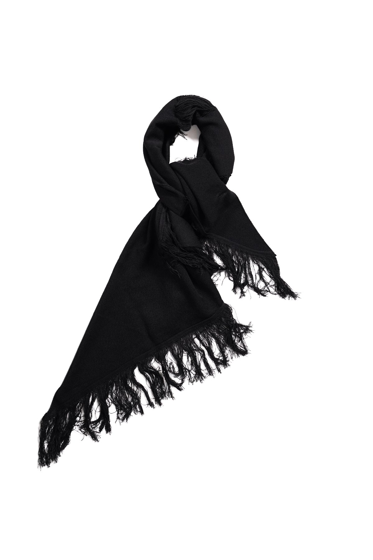 【Y's】DISTRESSED SHAWL