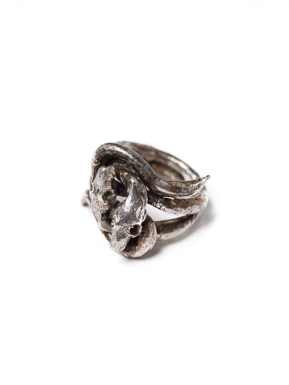 Double New Snake Pinkie Ring