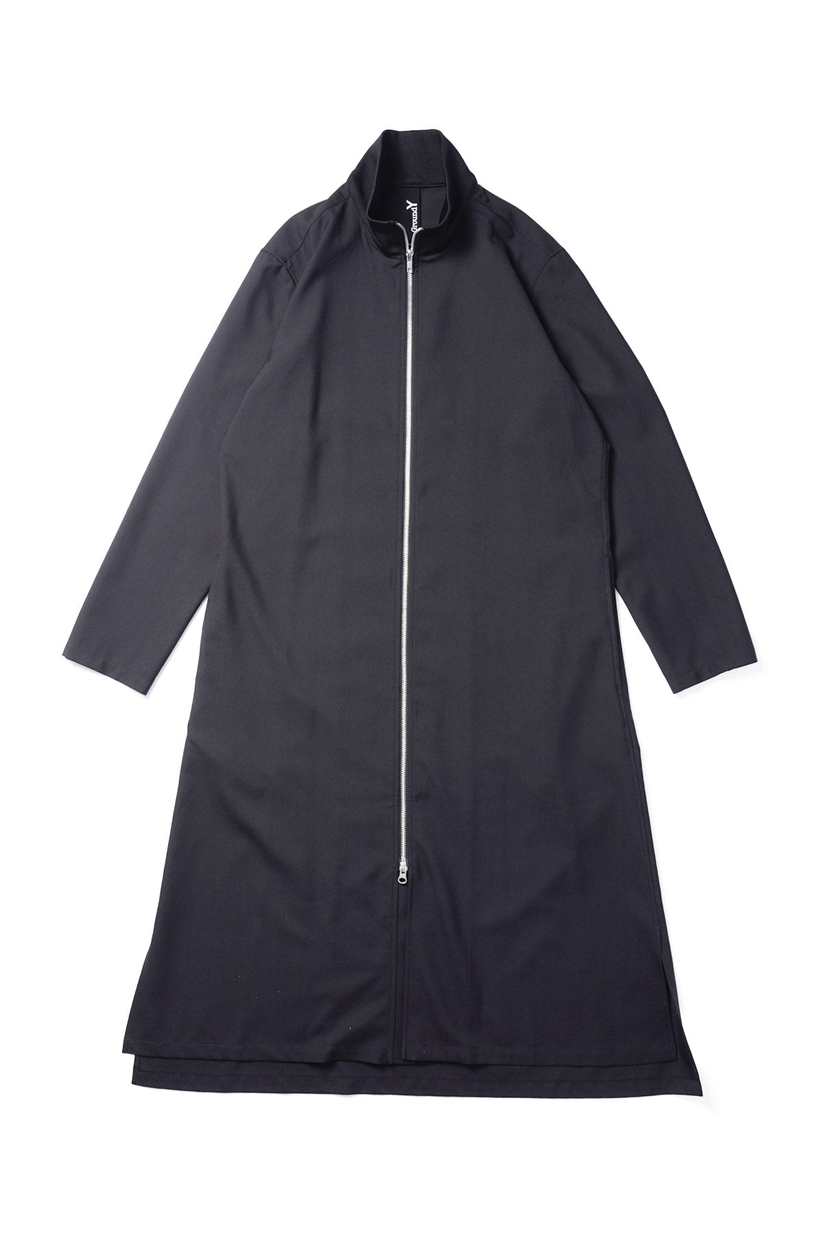 Rib Collar Long Shirt